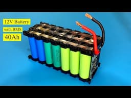 how to make 12V battery 40A from electric drill battery? Convert 12v Lead Acid Battery