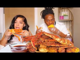 SEAFOOD BOIL MUKBANG | OUR UNPOPULAR OPINIONS