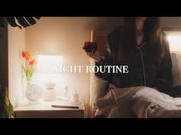 weekday night routine 🌙  calming habits to sleep early and wake up at 4am the next day