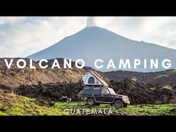 Driving to the bottom of an Active Volcano - Relaxing Camping