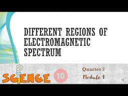 Science 10 ǀ Different Regions of Electromagnetic Spectrum