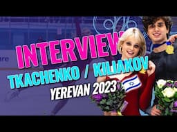 Junior Ice Dance Winner Interview | Tkachenko / Kiliakov (ISR) | Yerevan 2023 | #JGPFigure