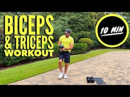 10 Min Home Biceps & Triceps (Intermediate Workout)