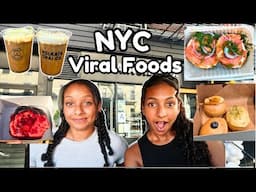 Trying New VIRAL Foods NYC | Cafe Edition