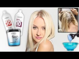 How I make my hair PLATINUM Blonde