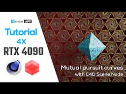 Mutual Pursuit Curves with Scene Nodes (Cinema 4D) | Tutorial | iRender