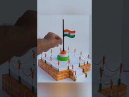 🇮🇳 How to make Indian flag with paper #republicdayspecial #shorts #trendingshorts