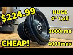 CHEAPEST 2000w RMS 4" Coil SUB! Slapz Oblivion Subwoofer Review