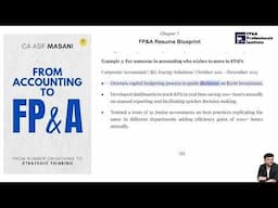 FP&A Resume Blueprint | From Accounting to FP&A | Chapter 7 | Asif Masani