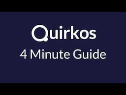 Quirkos Web - 4 minute tutorial