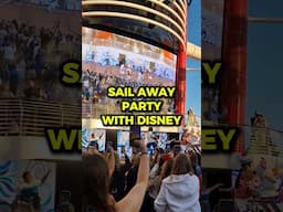 Sail away party on board a Disney cruise...