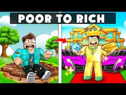 BECOMING POOR TO RICH TO BUY GTA 6 IN ROBLOX !!