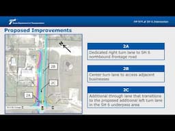 FM 974 (Tabor Road) at SH 6 Intersection Modifications - pre-recorded presentation