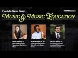 School of Fine Arts Alumni Panel - Music (Fall 2024)