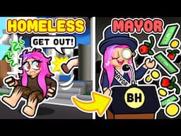 RAGS TO RICHES : HOMELESS TO MAYOR OF BROOKHAVEN! ROBLOX BROOKEHAVEN RP!