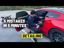 5 Car Detailing Mistakes You're Making - Detailing Beyond Limits