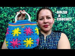 BOLSO DE MANO A CROCHET