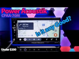 Power Acoustik CPAA-70M Capacitive Touch, Apple Carplay, Android Auto & Power Output Testing