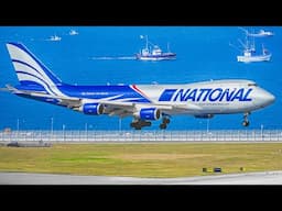 ✈️ 1 HOUR of GREAT Hong Kong Airport Plane Spotting 🇭🇰 Boeing 747 ONLY [HKG/VHHH]