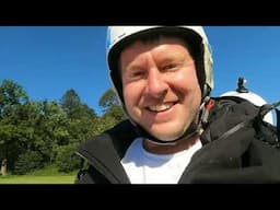 Paragliding Over Lenggries In The Bavarian Alps