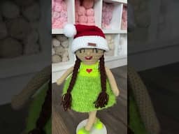 Let's Crochet a Christmas Doll Dress