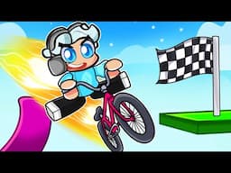 Going 8,251,729 MPH in Roblox Bike Obby!