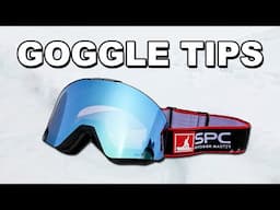 Snowboard Goggle Tips - Keep them Fog Free & Lasting Long