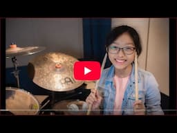 Best Drum Solo in the world by Taiwan girl ! Not to be believed !