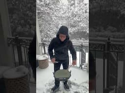 🥁1-Minute Drum Warmup.. In the Snow! ☃️