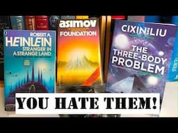 Your Top 5 Most OVERRATED SCIENCE FICTION WRITERS- I respond to your comments #sciencefictionbooks