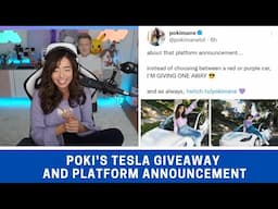 Poki giving away a new Tesla as part of Platform announcement