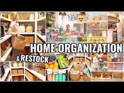 HOME ORGANIZATION IDEAS!!😍 CLEAN & ORGANIZE WITH ME | DECLUTTERING AND ORGANIZING MOTIVATION