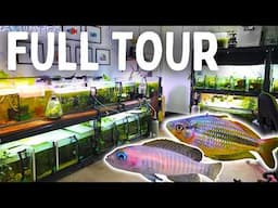 50 Aquariums In This Garage: EPIC FISH ROOM TOUR! | @BlakesAquatics INTERVIEW