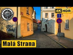 Prague Walking Tour is the BEST Way to Explore Malá Strana 🇨🇿 Czech Republic 4k HDR ASMR