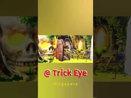 Rishita & Arjun with Spooky Ghosts at The Trick Eye, Singapore #kidsactivities #sentosa #trickeye