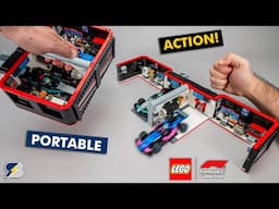 LEGO City 60444 F1 Garage & Mercedes-AMG & Alpine Cars set detailed building review