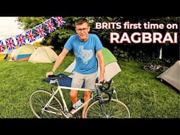 RAGBRAI 2024 - Brits First Time | Epic Cycling Adventure Across Iowa 🚲