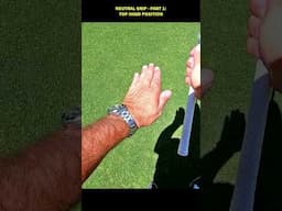 NEUTRAL GOLF GRIP - Left Hand Position