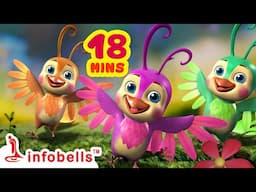 হাট্টিমাটিম টিম - Hattimatim Tim Tara Mathe Pare Dim | Bengali Rhymes for Children | Infobells