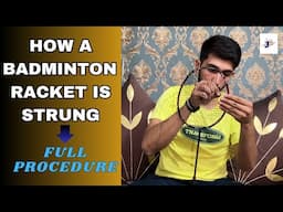 How a Badminton Racket is Strung | Badminton Racket Stringing