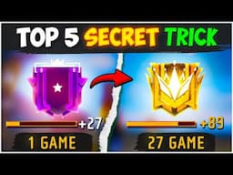 How Reach Grandmaster In [ 1 DAY ] 🔥| 10x Faster Advance BR Rank Pushing Tips & Tricks