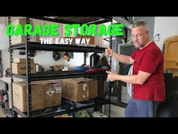 Fleximounts Free Standing Garage Storage Shelves Assembly and Review