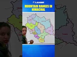 Mountain Ranges of Himachal Pradesh  #himalayas  #hpasprelims