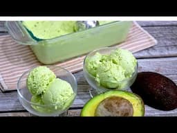 4 ingredient Avocado Ice cream #avocadoicecream #pistachioicecream  #kitchenrevelations