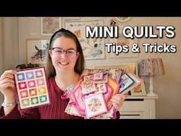 MINI QUILTS that I've made | FPP & EPP | Tips & Tricks