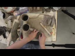 Attaching handles and foot ring, POV Pottery #39