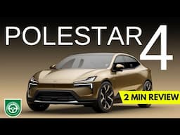 Polestar 4 Review 2024 | Who Needs A Rear Screen?