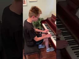 Autistic Kid Plays Hey Jude by Ear #shorts #youtube #beatles #music #piano #autism