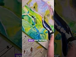 Have you tried High Flow Acrylics? This process is kind of addicting. #artexperiment