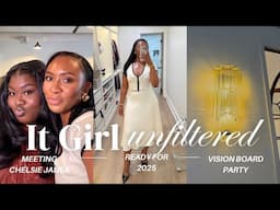 It Girl Unfiltered: Vision Board Party w/ Chelsie Janea, Makeup Hack for Oily Skin, Locked in 2025!